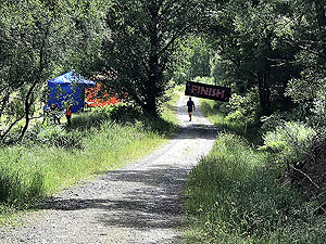 Ben Ledi. The start and finish line of the old hill race