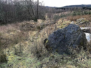 Killin - Lochan Breaclaich. The open countryside