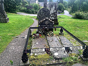 Lochs Voil and Doine. Rob Roy's grave. Small diversion needed.