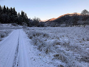 Lochs Voil and Doine. Out in the open