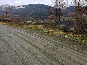 Aberfoyle past the tower. Image from Aberfoyle past the tower