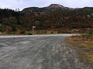 Aberfoyle past the tower. Image from Aberfoyle past the tower