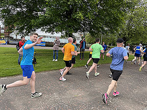 Shettleston 10K. At the start of the race