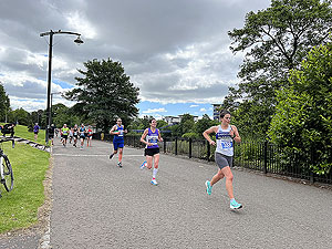 Shettleston 10K. Wide and straight paths in parts