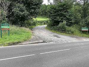 Meall Liath. Entrance off the main road