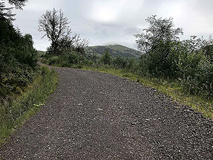 Meall Liath. Hill heading up from the car park