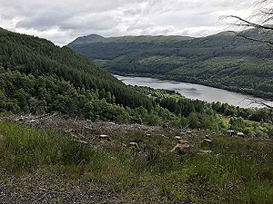 Meall Liath. The loch below