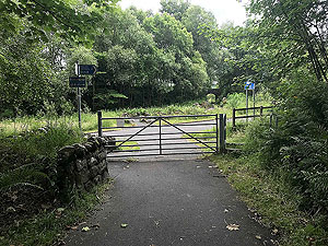 Meall Liath. A short section to the right from here back to the car park