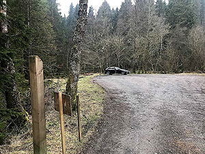 Kinlochard 5 lochs. Small car park