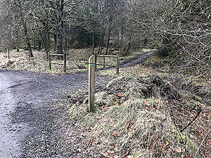 Kinlochard 5 lochs. In winter time