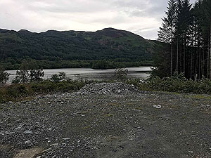 Kinlochard 5 lochs. Straight across the loch