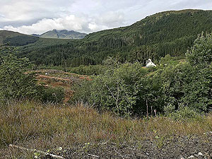 Kinlochard 5 lochs. Getting up the hill