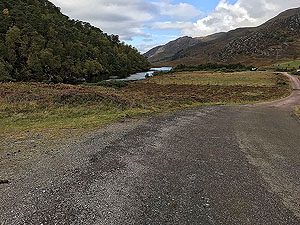 Glen Strathfarrar. Looking into the glen