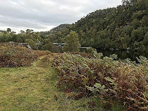 Glen Strathfarrar. View of the dam