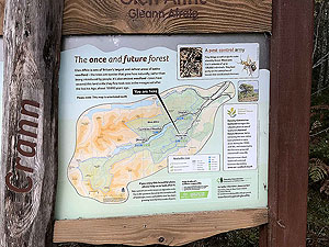 Plodda falls. Information sign 2
