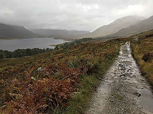 Glen Affric. The loch to the left