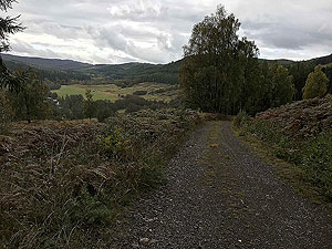 Coire an Loch loop. Final descent before the climb