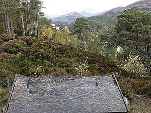 Coire an Loch loop. View point information