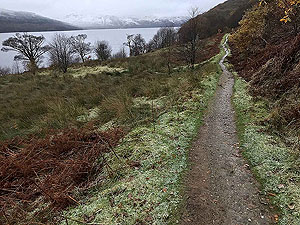 Rowerdennan to Loch Arklet. Looking north