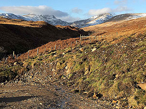 To Carn Labhruinn. The view for the route back