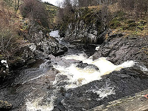 Bracklinn falls loop. From the wee bridge