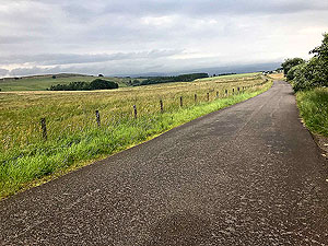 Sheriffmuir loop. Road away from the monument