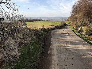 Sheriffmuir loop. The road just travelled