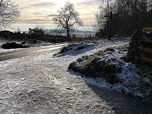 Sheriffmuir loop. The whole area can get slippy due to footfall in certain areas