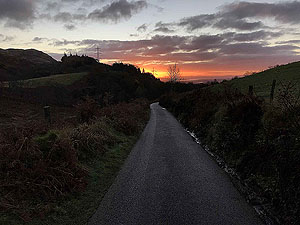 Sheriffmuir loop. Early winter morning