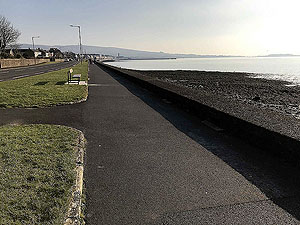Run Ben Bouie loop.  : Helensburgh sea front
