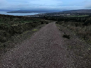 Run Ben Bouie loop.  : Helensburgh in view