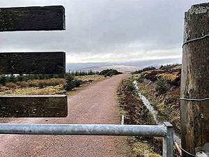 Run Ben Bouie loop.  : Looking towards Glrn Fruin