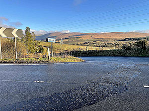 Run Ben Bouie loop.  : Entrance to Glen Fruin
