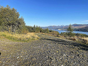 Gallus Running | Roseneath peninsula | Faslane base in the distance