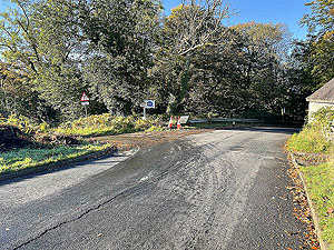 Gallus Running | Roseneath peninsula | Turning point to leave the Peaton Road and join the Barbour Road