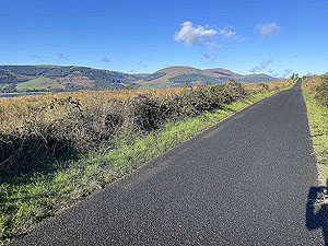 Gallus Running | Roseneath peninsula | Some long straight bits, and this picture doesn't show the undulations very well