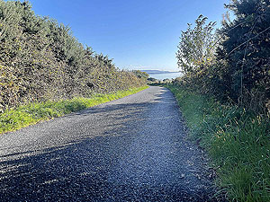 Gallus Running | Roseneath peninsula | Approaching Kilcreggan near the end of this route