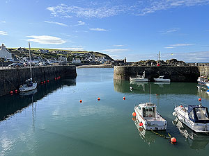 Portpatrick : Portpatrick harbour from car park