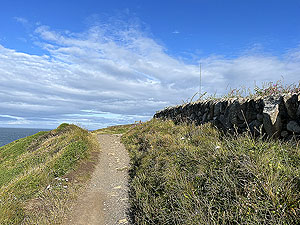 Portpatrick : At the top of the cliffs