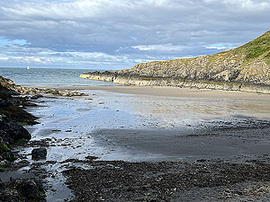 Portpatrick : Sandeel bay beach - tide out