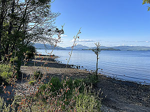 Run loop around Gouk hill : On the banks of the loch