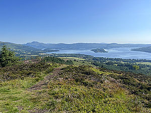 Run look around Gouk hill :  View from the top