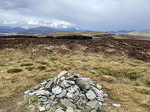 Helensburgh games hill race : The top of the  hill, all downhill from here