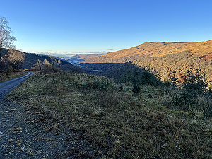 Glen Shira : Loch Fyne in the distance