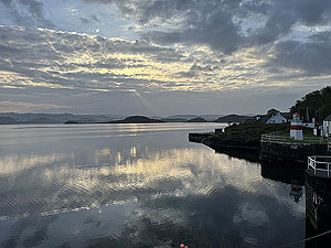 Crinan canal : Lovely morning at the Crinan canal