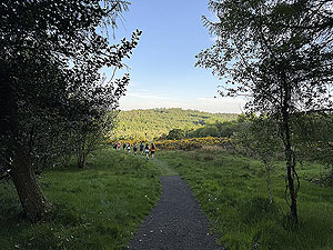 Whinny Hill : Heading back after completing the first small loop