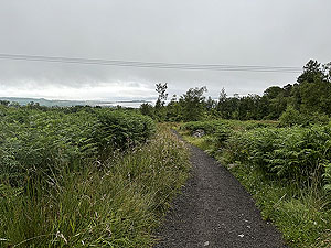 Trident 10K : Looking back over river Clyde