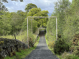 Trident 10K : Giant hurdles looking back down the last uphill