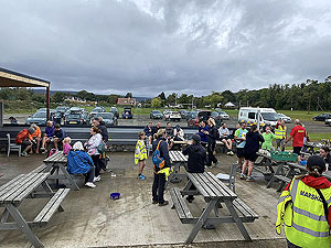 Trident 10K :  Number pick up area