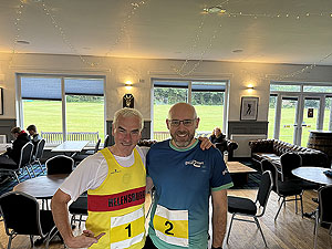 Trident 10K :  1 and 2 getting ready to run